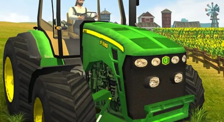 Farming tractor simulator