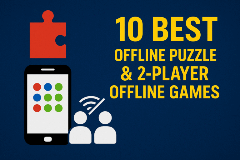 🧩 10 Best Offline Puzzle Games & 2-Player Offline Games You Must Try